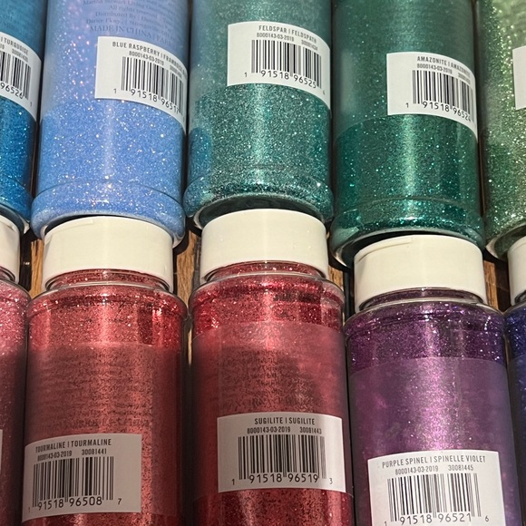 MARTHA STEWART SUPER FINE GLITTER BRAND NEW NEVER USED 17 BOTTLES - Picture 4 of 6